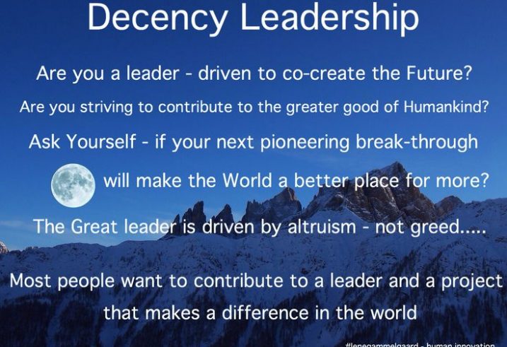 Top10 motivational speaker Decency Leadership will be the only leadership employees will accept in the 21th century